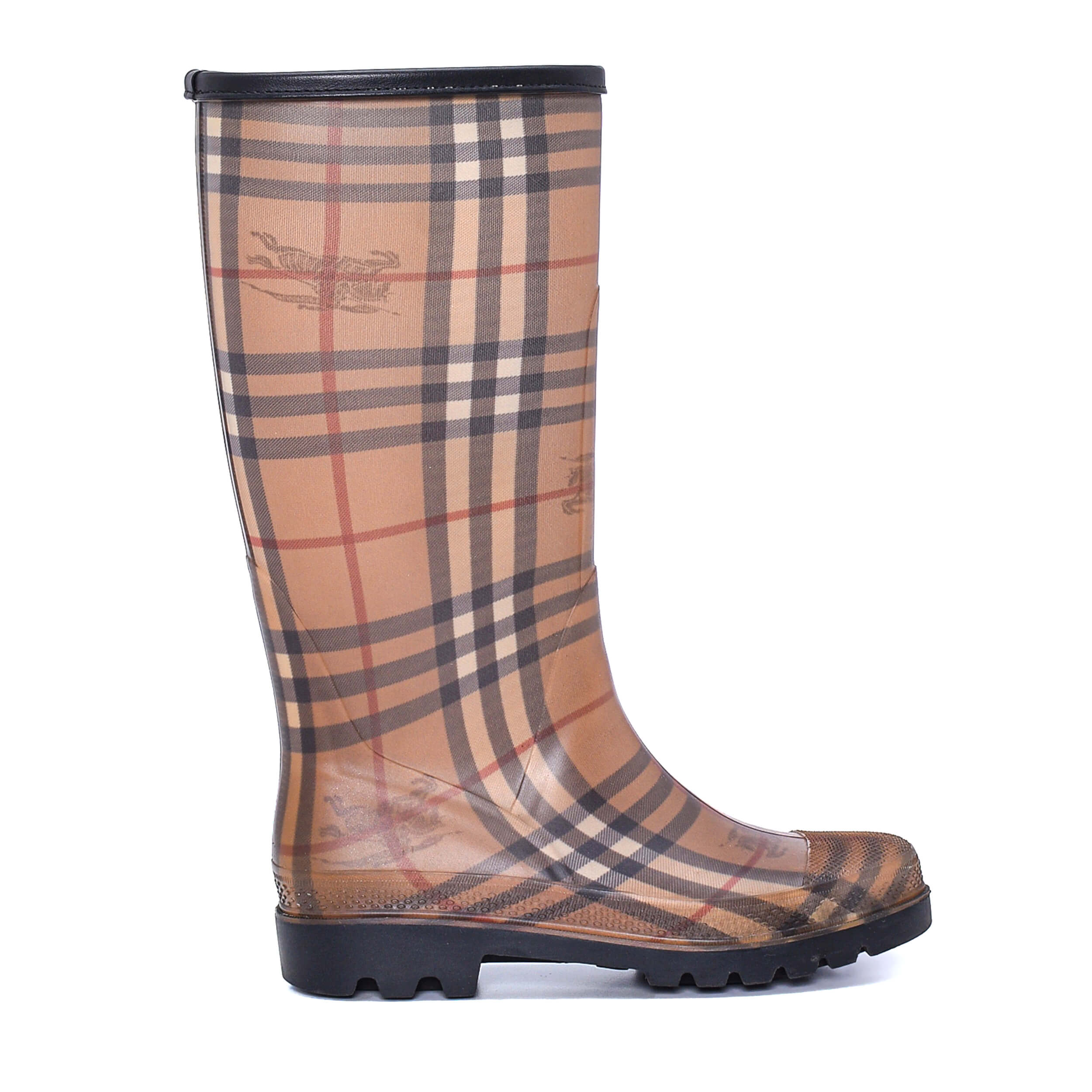 Burberry - Classic House Check Rubber Rain Boots